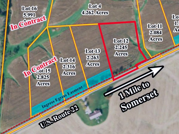Lot 12 at Sheridan Estates - Perry County, Ohio - 2.2 acres
